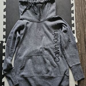 Calvin Klein Gray Cowl Neck Sweater